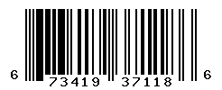 UPC barcode number 673419371186