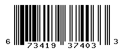 UPC barcode number 673419374033