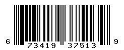 UPC barcode 673419375139