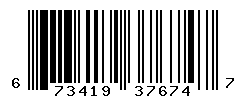 UPC barcode number 673419376747