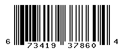UPC barcode number 673419378604