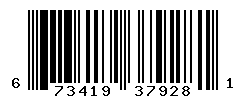 UPC barcode number 673419379281