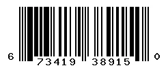 UPC barcode 673419389150