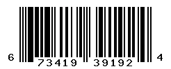 UPC barcode 673419391924