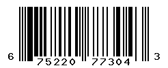 UPC barcode number 675220773043