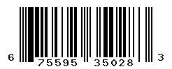 UPC barcode number 675595350283