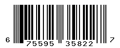 UPC barcode 675595358227