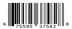 UPC barcode 675595375828