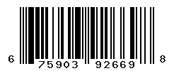 upc 675903926698 barcode image