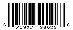 UPC barcode number 675903960296