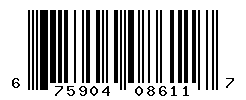 upc 675904086117 barcode image