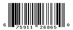 UPC barcode number 675911268650