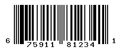 upc 675911812341 barcode image