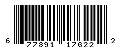UPC barcode number 677891176222