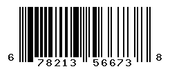 UPC barcode number 678213566738