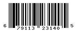 UPC barcode 679113231405