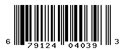 UPC barcode number 679124040393