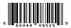 UPC barcode 680044085159