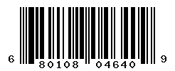 UPC barcode number 680108046409