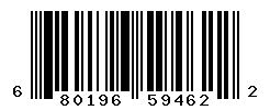 UPC barcode number 680196594622