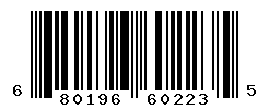 UPC barcode number 680196602235