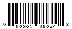 UPC barcode number 680201880542