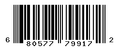 UPC barcode number 680577799172