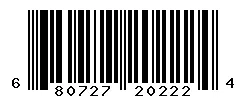 UPC barcode 680727202224