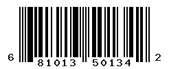 upc 681013501342 barcode image