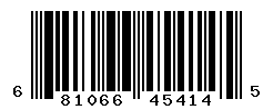 UPC barcode number 681066454145
