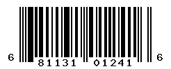 UPC barcode number 681131012416
