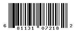 UPC barcode 681131072182