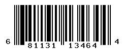 UPC barcode number 681131134644