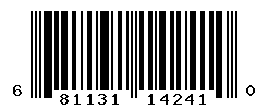 UPC barcode number 681131142410