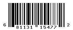 UPC barcode number 681131154772