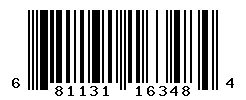 UPC barcode number 681131163484