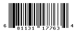 UPC barcode 681131177634