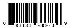 UPC barcode 681131699839