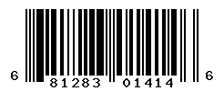 UPC barcode number 681283014146