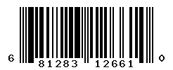 UPC barcode number 681283126610