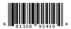 UPC barcode 681326924104