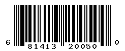 UPC barcode number 681413200500