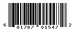 UPC barcode number 681787015472