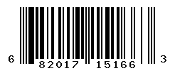 UPC barcode number 682017151663