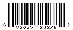 UPC barcode number 682055232782