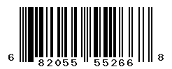 UPC barcode number 682055552668