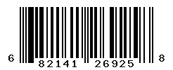 UPC barcode 682141269258