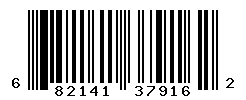 UPC barcode number 682141379162
