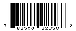 UPC barcode number 682500223587