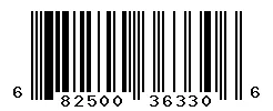 UPC barcode 682500363306